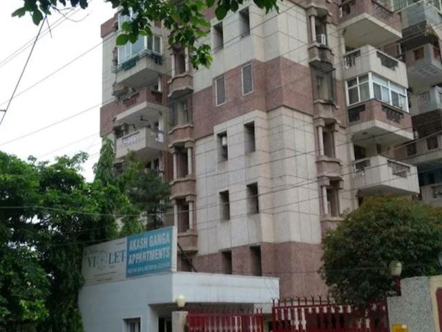 Rental | 3 BHK 1400 Sq.Ft. Apartment in Akash Ganga Apartment