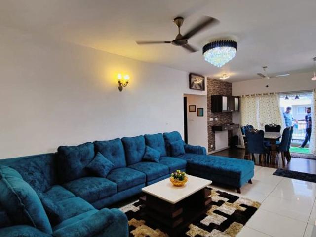 Rental | 3 BHK 1500 Sq.Ft. Apartment in Sobha Garnet