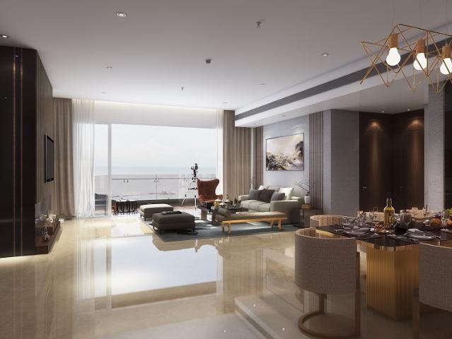 Rental | 3 BHK 1740 Sq.Ft. Apartment in K Raheja Vivarea