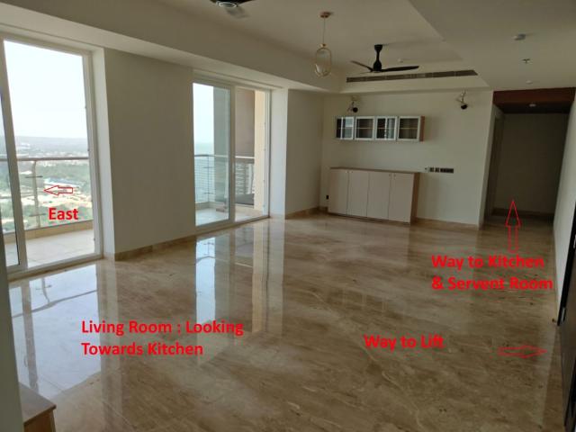 Rental | 3 BHK + 720 Sq.Ft. Apartment in Pyramid Infinity