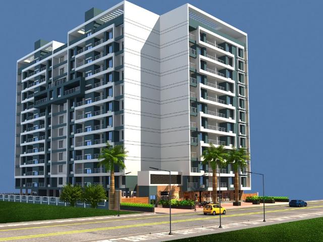 Rental | 3 BHK 942 Sq.Ft. Apartment in Achalare Shreephal