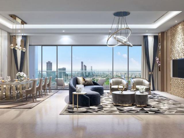 Rental | 3 BHK + Servant Room,Study Room 1290 Sq.Ft. Apartment in Prestige Jasdan Classic