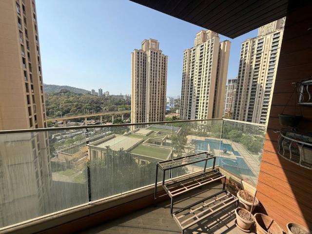 Rental | 3 BHK + Servant Room 1450 Sq.Ft. Apartment in Hiranandani Estate Burlington