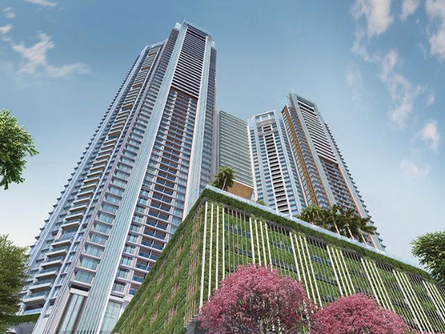 Rental | 3 BHK + Servant Room 1658 Sq.Ft. Apartment in Hubtown 25 South