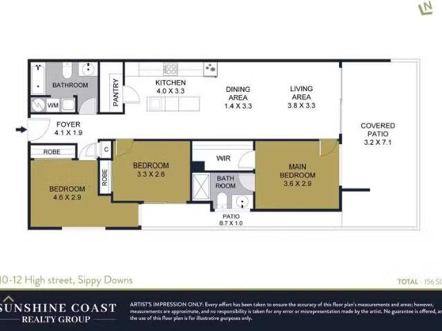 Nice 1/10 12 High Street, Sippy Downs QLD 4556