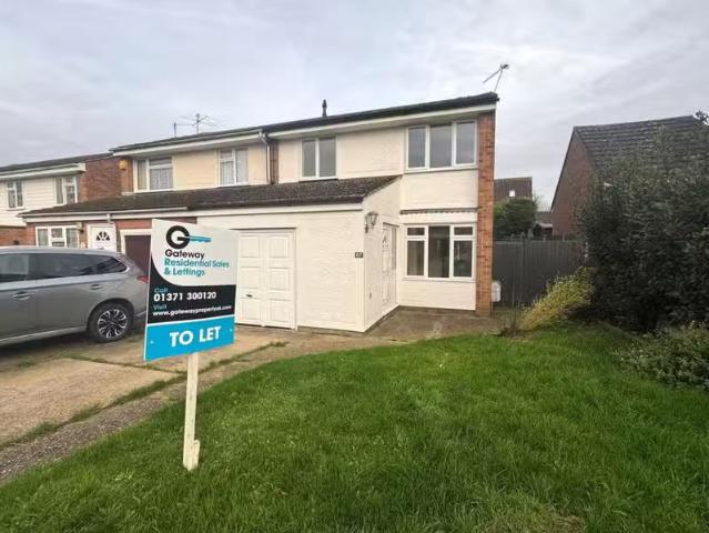 Just in! 1 BA 3 bedroom semi detached house for rent in Nelson.