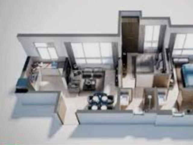 Rental | 2.5 BHK + Pooja Room 820 Sq.Ft. Apartment in Lodha Casa Supremo