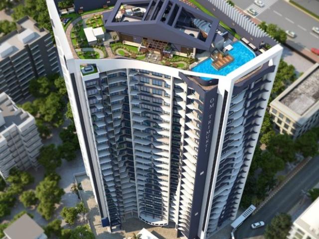 Rental | 2 BHK + 687 Sq.Ft. Apartment in Je And Vee Om Trimurti