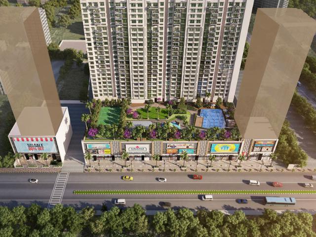 Rental | 2 BHK 800 Sq.Ft. Apartment in Hubtown The Premiere