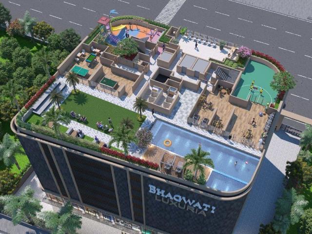 Rental | 2 BHK + 940 Sq.Ft. Apartment in Bhagwati Luxuria