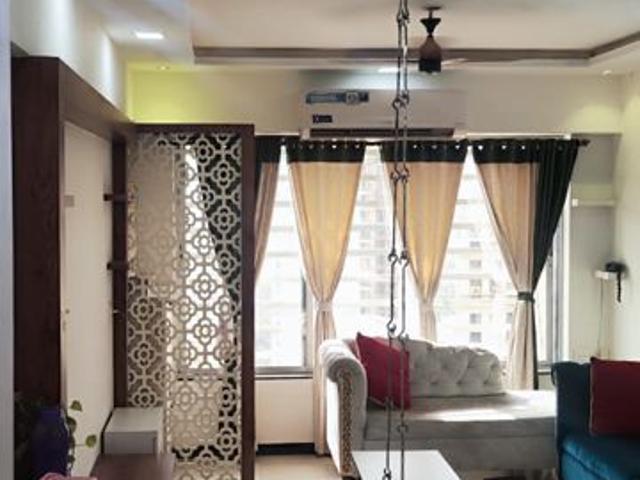Rental | 2 BHK + Study Room 890 Sq.Ft. Apartment in Soham Tropical Lagoon
