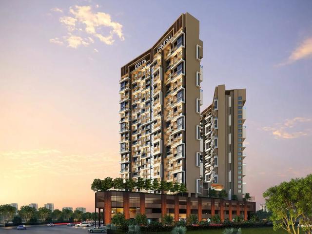 Rental | 2 BHK + Study Room 1150 Sq.Ft. Apartment in Balaji Delta Central