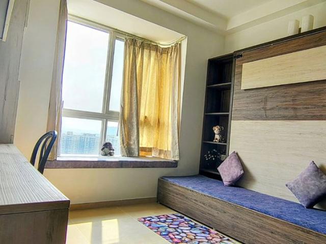 Rental | 2 BHK + Pooja Room 1106 Sq.Ft. Apartment in Bhartiya City Nikoo Homes II