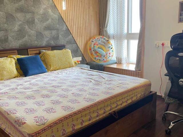 Rental | 2 BHK + Pooja Room 1106 Sq.Ft. Apartment in Bhartiya Nikoo Homes Phase 2