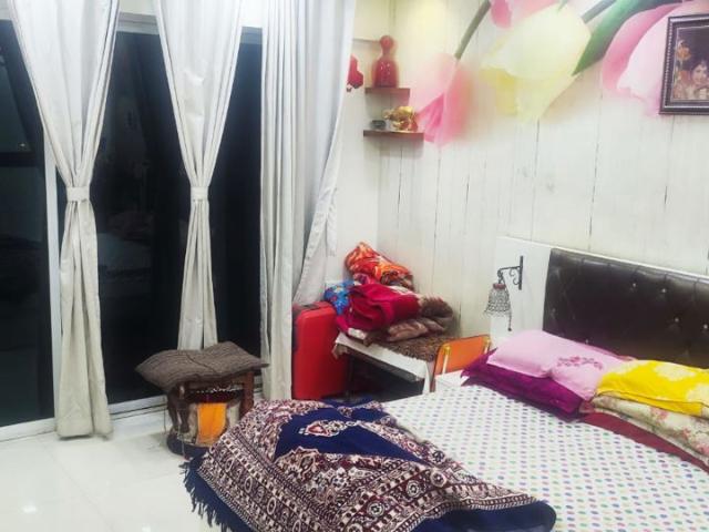 Rental | 2 BHK + Pooja Room,Extra Room 700 Sq.Ft. Apartment in Soham Tropical Lagoon 4 Jacaranda