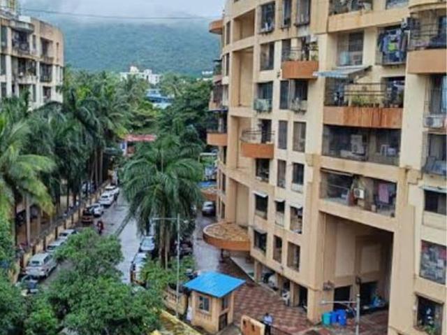 Rental | 2 BHK + Pooja Room,Servant Room,Study Room 1050 Sq.Ft. Apartment in Raunak Unnathi Gardens Phase II