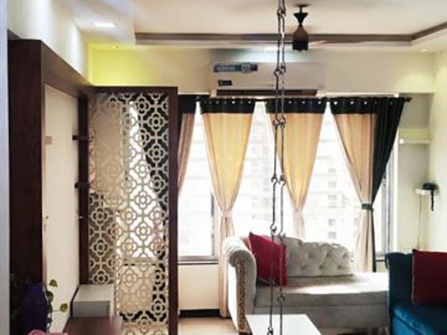 Rental | 2 BHK + Prayer Room,Extra Room 750 Sq.Ft. Apartment in Soham Tropical Lagoon