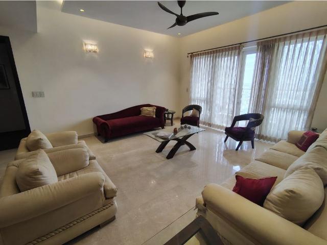 Rental | 4 BHK + Servant Room 4100 Sq.Ft. Apartment in Prestige White Meadows