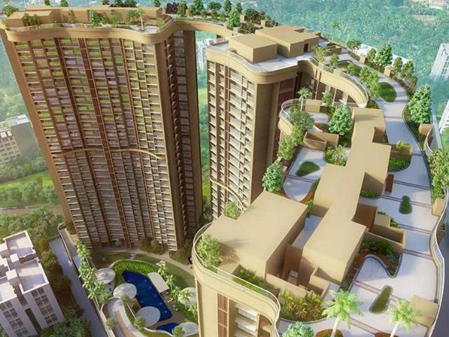 Rental | 4 BHK + Store Room 1658 Sq.Ft. Apartment in Runwal Elegante