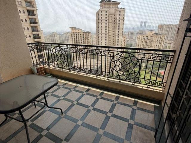 Rental | 4 BHK + Pooja Room 2100 Sq.Ft. Apartment in Hiranandani Estate Evelina
