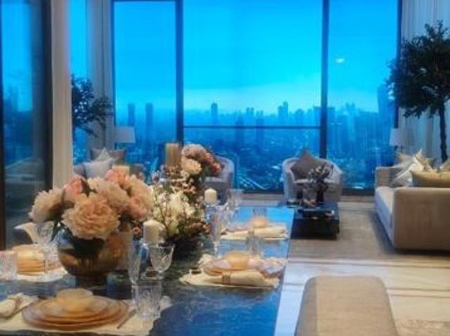 Rental | 4 BHK + Pooja Room,Servant Room,Study Room 2500 Sq.Ft. Apartment in Rustomjee Crown