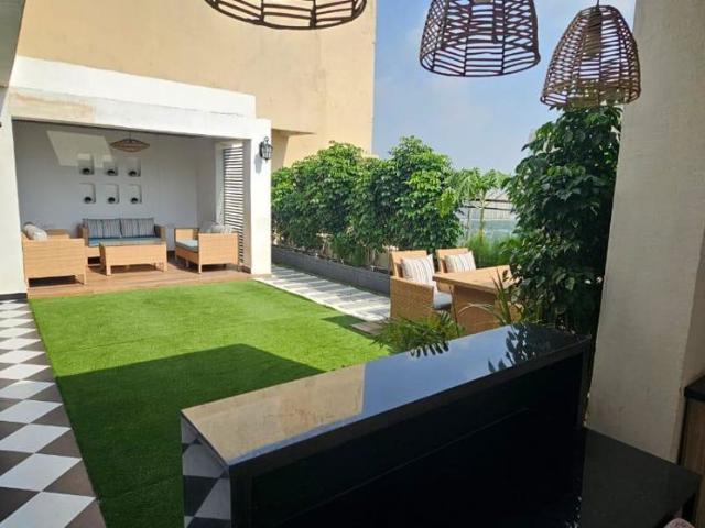 Rental | 5 BHK + Servant Room,Extra Room 5600 Sq.Ft. Penthouse in Ambience Tivertone