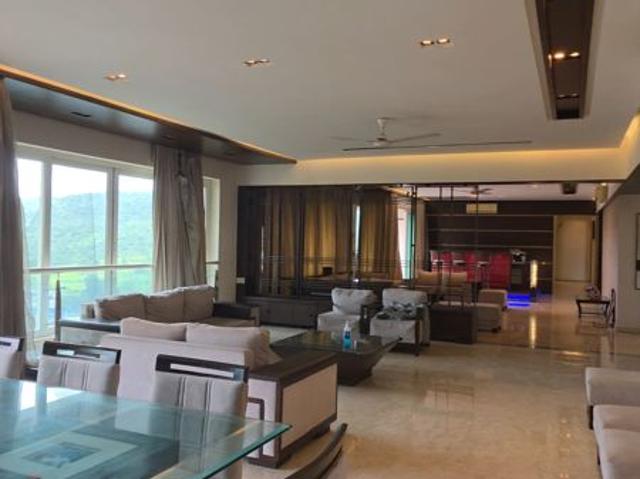 Rental | 5 BHK + Prayer Room,Servant Room,Study Room,Extra Room 5000 Sq.Ft. Penthouse in Hiranandani Meadows