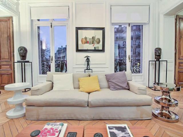 Rental Furnished Appartment 4 Rooms 210 m² Grands Boulevards Lafayette 75008 Paris