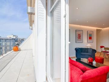 Rental Furnished flat 3 rooms 100 m² Elysées Madeleine 75116 Paris