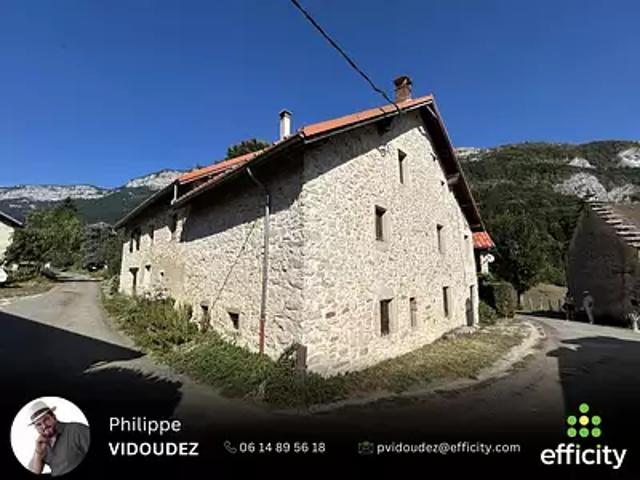 Rencurel 38680 Achat / Vente maison 12 pièces t12 jardin cave