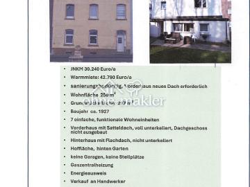 Renditestarkes MFH in 52222 Stolberg, provisionsfrei, von privat, aus Altersgründen, KP: VB
