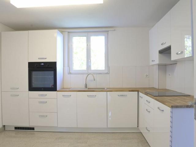 Renovated 4.5 room apartment on the 1st floor close to the train station