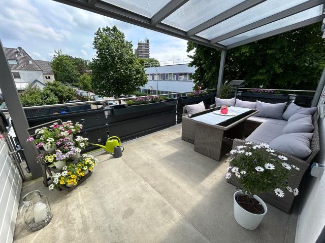 Renovated and furnished 2 room apartment including terrace near the clinic, Monchengladbach Amsterdam Apartments for Rent