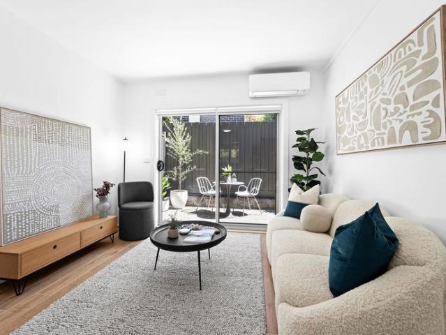 Renovated and secure with private courtyard