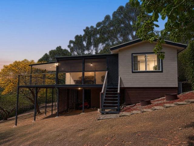 Renovated Agreage Retreat with Huge Deck, Views & Powered Shed