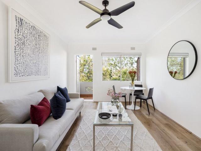 Renovated apartment on tree lined street