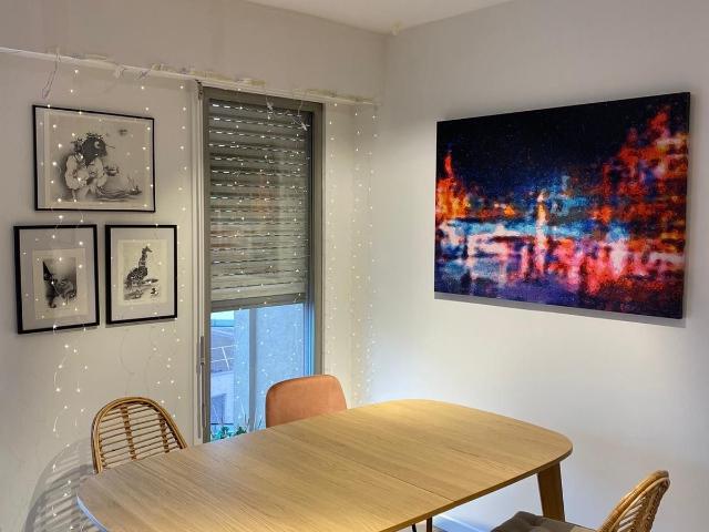 Renovated apartment 10 min from Paris with balcony overlooking the Seine 1 bedroom & 1 bathroom