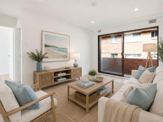 Renovated Beachside Apartment with Light Filled Living