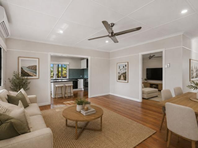 Renovated Family Home with Heated Pool, Entertaining Deck & City Views