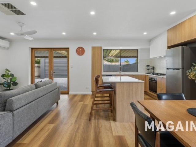 Renovated family living with a huge shed and room to move