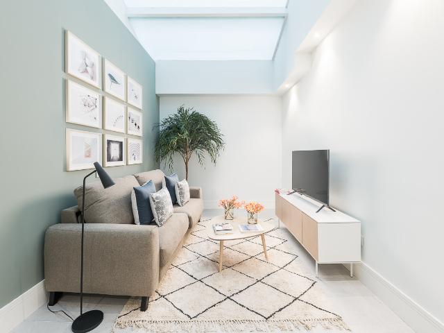 Renovated loft apartment with two bedrooms in historical building