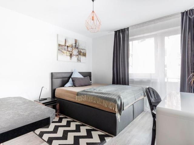 Renovated modern studio in Frankfurt am Main with balcony, kitchen, full furnished, good located, Frankfurt Amsterdam Apartments for Rent