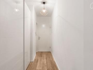 Renovated modern studio in Frankfurt am Main with balcony, kitchen, full furnished, good located, Frankfurt Amsterdam Apartments for Rent
