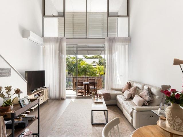 Renovated split level Apartment at rear of building