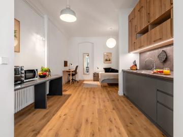 Renovated Studio on Ground Floor in Quiet Neighborhood, Berlin Amsterdam Apartments for Rent