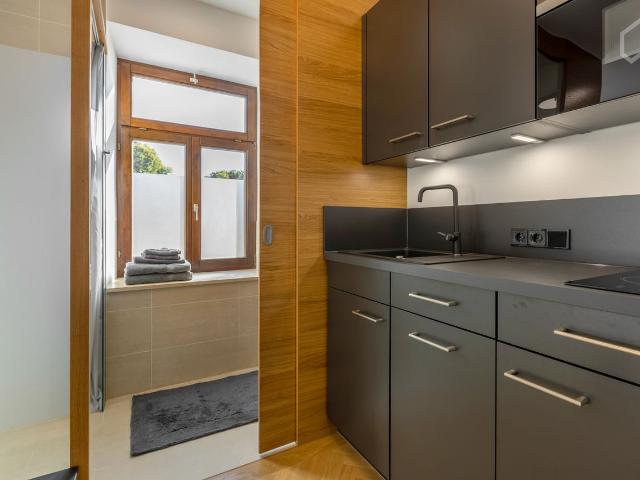 Renovated studio in Altperlach, Munchen Amsterdam Apartments for Rent