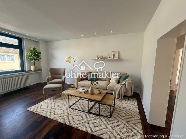 Renoviert: 3‑Zi mit EBK + Garten, 86 m², ab sofort, Heckinghausen nahe Barmer Anlagen