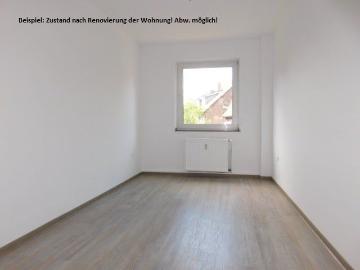 Renoviert und bezugsfertig. 3 Zimmerwohnung für kleine Familien mit Einbauküche!