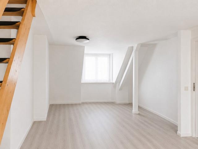 Renovierte Einzimmerwohnung mit Spitzgiebel mit guter Unianbindung