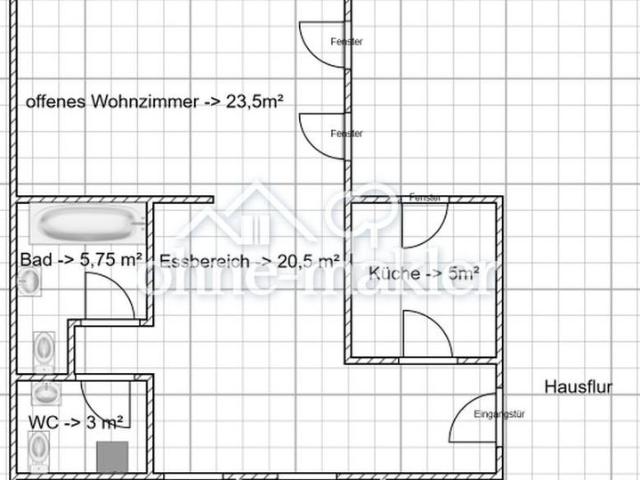 Renovierte Erdgeschosswohnung ab 01.09.2026